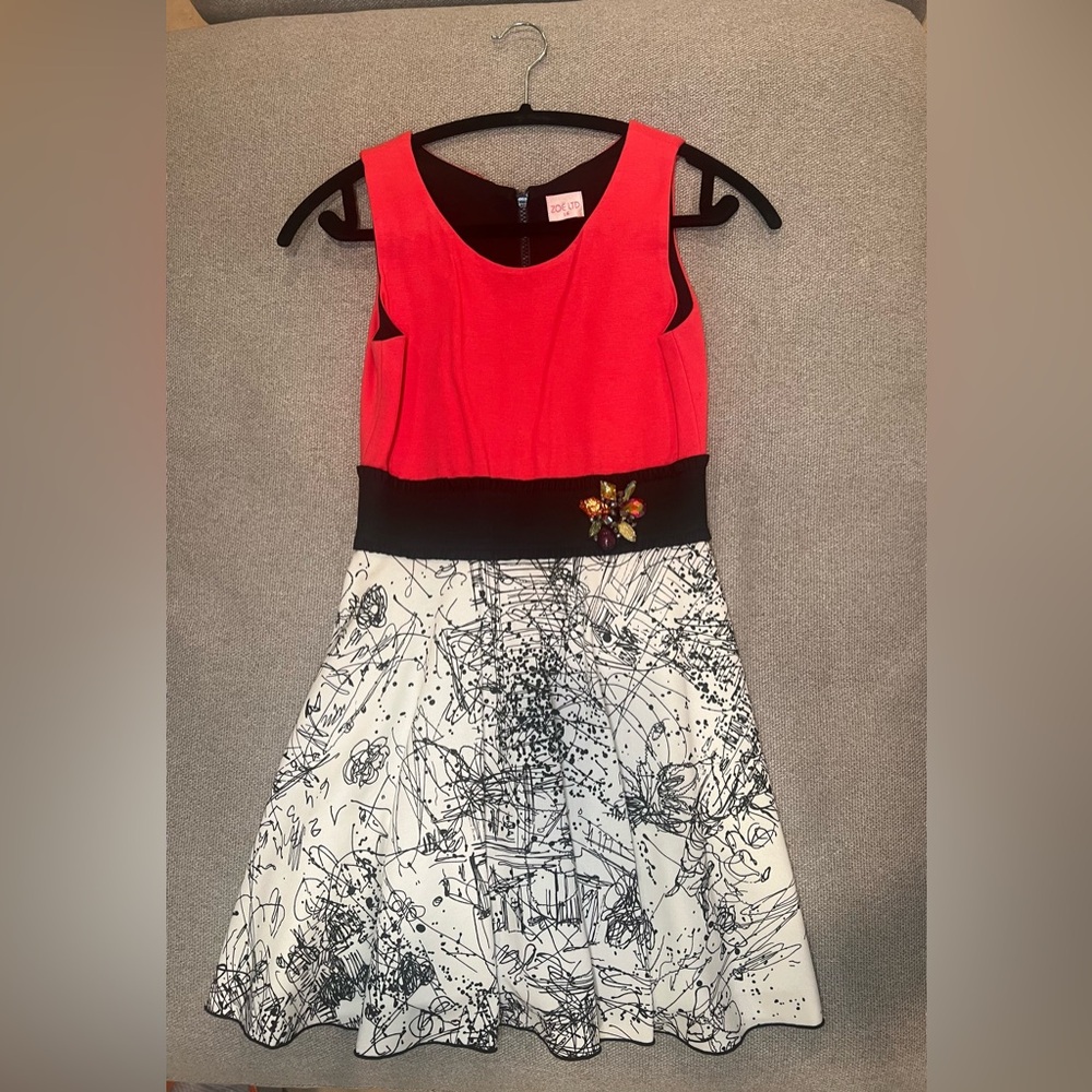 Pink And White Girls Dress